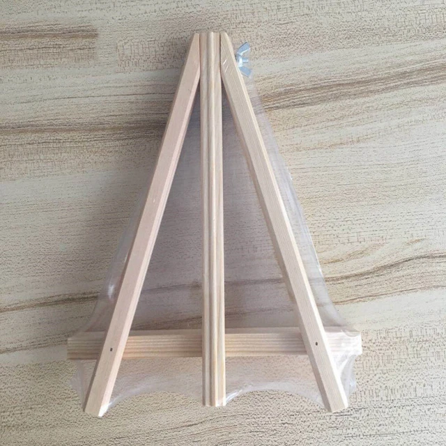 Lot De 6 Mini Chevalets En Bois – Porte-cartes, Présentoir Pour Photos, Calendriers, Menus, Petit Et Léger - 4