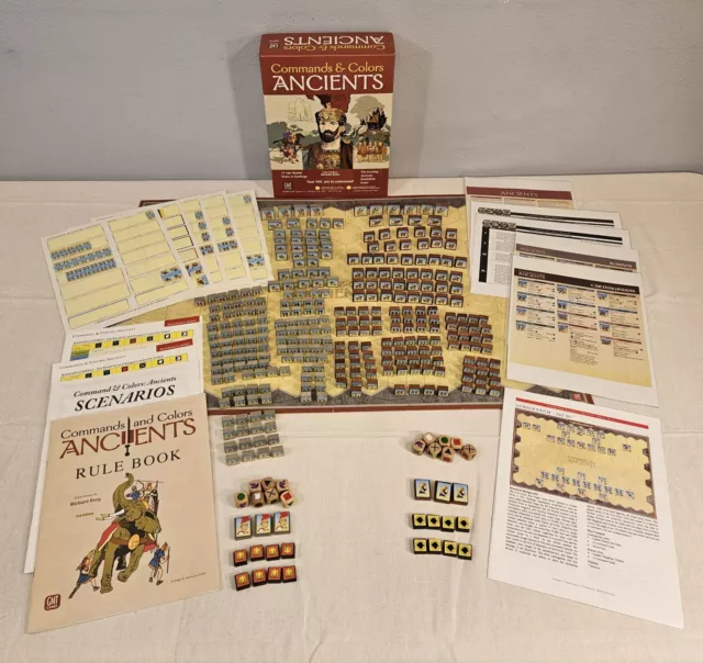 GMT Commands & Colors Ancients 3rd Edition - Box, Units, Board, & Rules