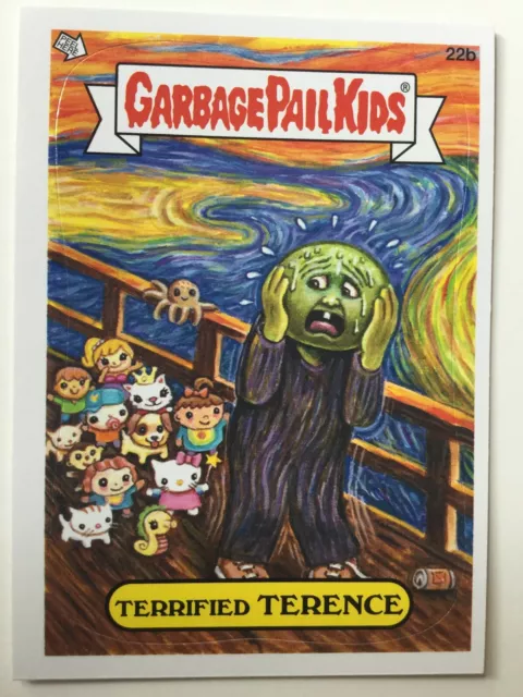 Garbage Pail Kids Topps Sticker 2012 Brand New Series 1 Terrified Terence 22b