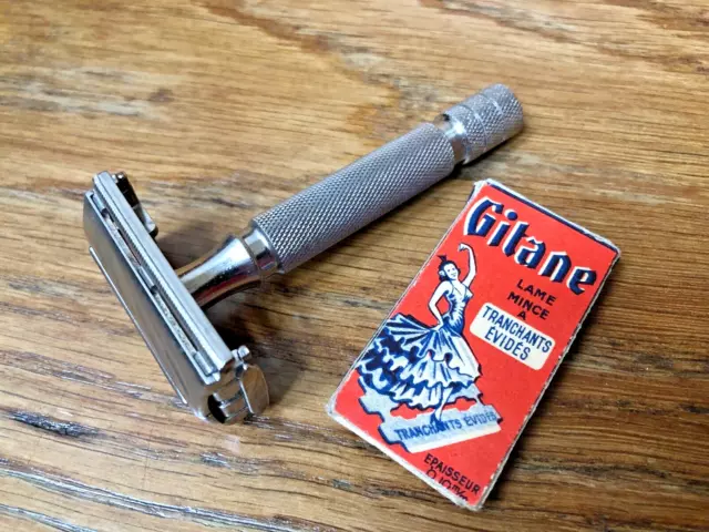 Gillette Rocket Monobloc - Double Edge vintage - Rasoir de sûreté ancien England