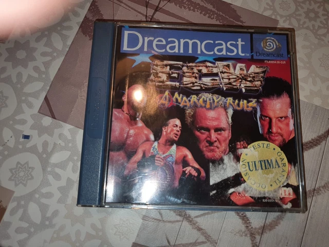 Jeu ECW Anarchy Rulz ESP ITA - Sega Dreamcast - Neuf Sous Blister