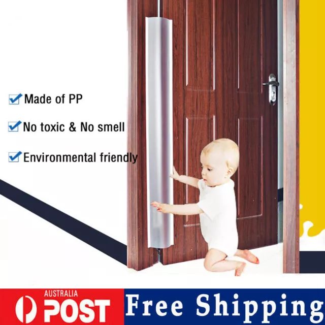 Kids Child Safety Door Finger Pinch Guard Hinge Protector Strip Baby Security AU