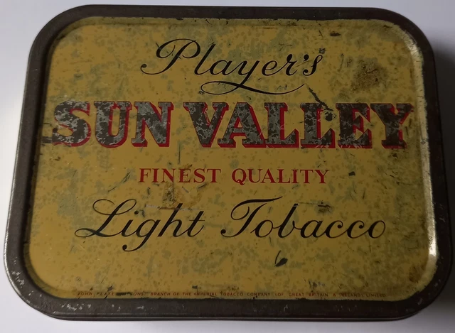 VINTAGE THREE PLAYERS Sun Valley Tobacco Tins empty £6.52