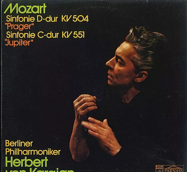 Mozart,Herbert De Karajan,Berliner Philharmonique ‎– Symphonie D-Dur Kv 504 " P