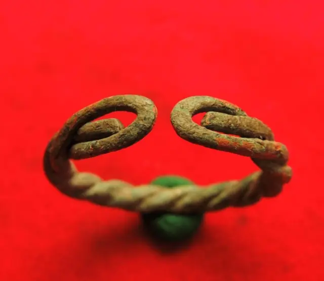 Ancient bronze viking ring 10th-12th century