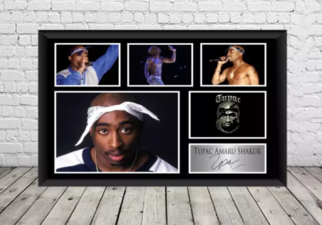 Tupac Signed Photo Print Poster Autographed Memorabilia