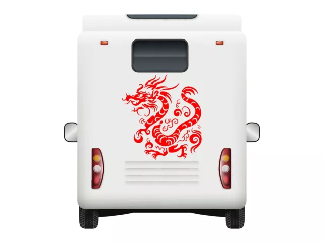 Dragon Chinese Camper Aufkleber Van Neujahr Wohnmobil Wohnwagen Auto Vinyl Aufkleber 3