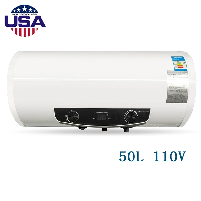 Electric Hot Water Heater Shower Bath Bathroom 13 Gallon 50L Big Tank