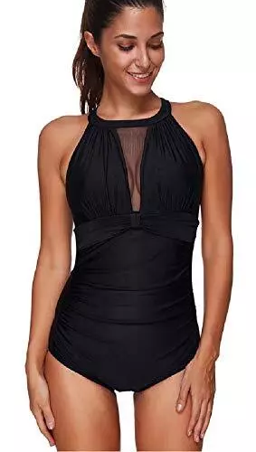 Costume Intero Donna da Bagno Mare Piscina Ragazza Push up Elegante Monokini