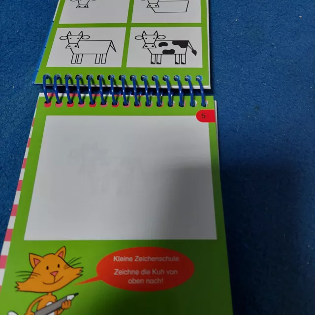 Mal und Kritzelblock mit Stift und abwaschbaren Seiten 3
