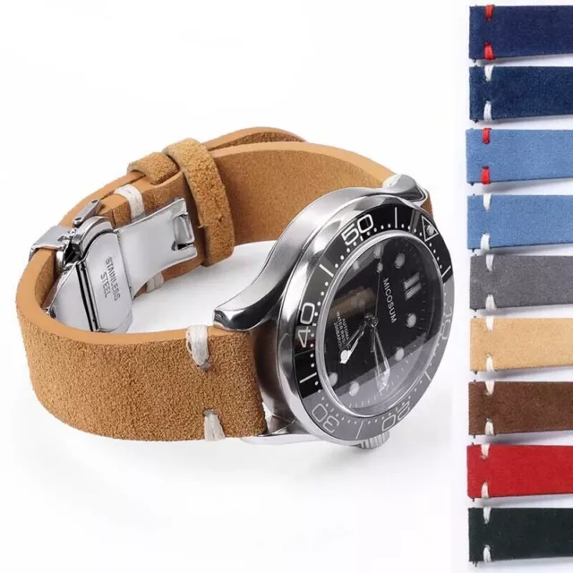 Suede Leather Watch Strap for for DW Classic Watchbands 18mm 20mm 22mm