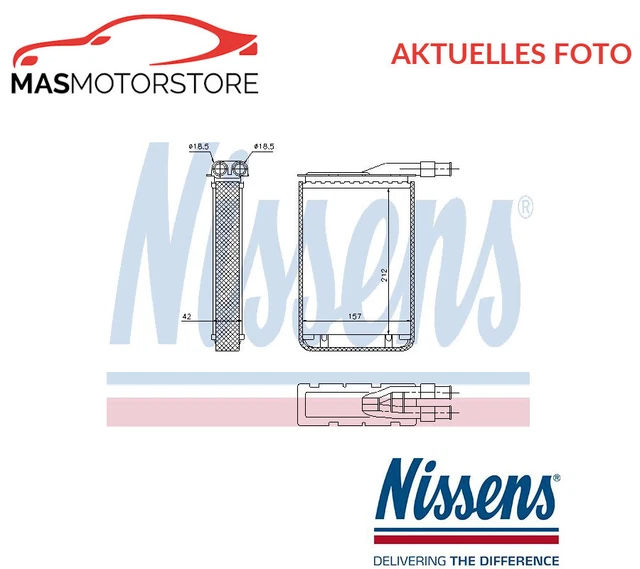 Wärmetauscher Innenraumheizung Nissens 733591 P Neu Oe Qualität