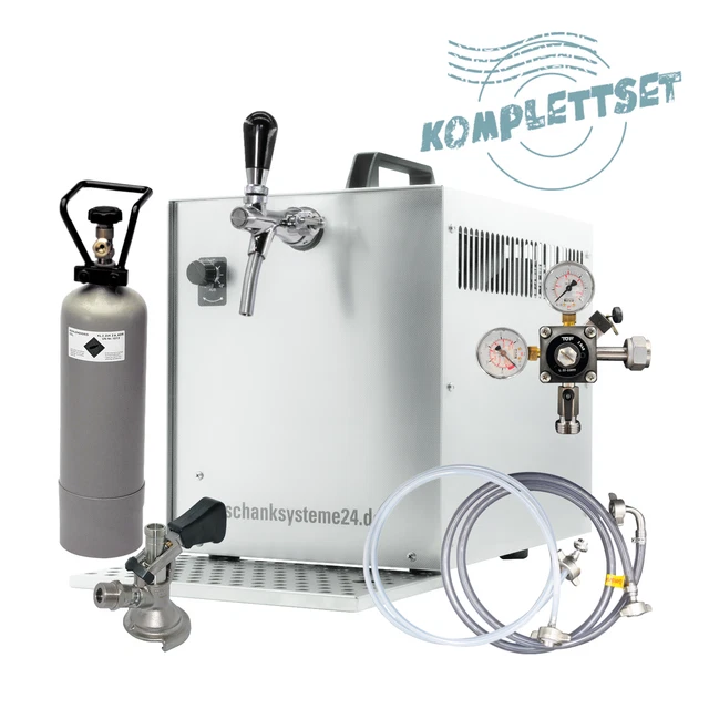 TE-60-1 Zapfanlage Komplettset Trockenkühler Bierkoffer - schanksysteme24