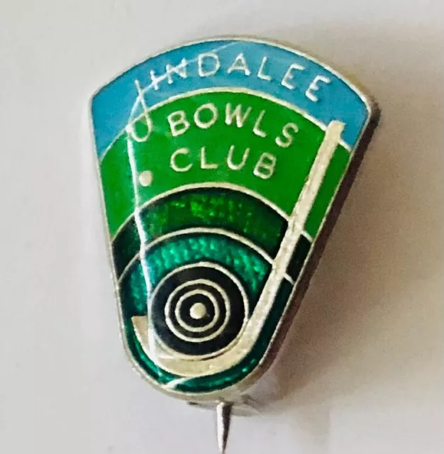 Jindalee Bowling Club Badge Pin Rare Vintage (K1)