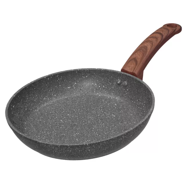  SENSARTE Nonstick Frying Pan Skillet, Swiss Granite Coating  Omelette Pan, Healthy Stone Cookware Chefs Pan, PFOA Free
