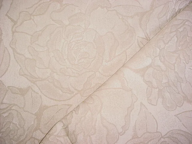 Kravet Lee Jofa Sand Soft Beige Floral Jacquard Drapery Upholstery Fabric