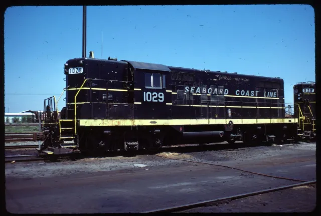 Original Rail Slide - SCL Seaboard Coast Line 1029 Charleston SC 4-22-1978
