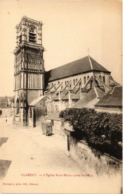CPA AK CLAMECY - L'Église St-MARTIN (cote Sud-Est) (517975)