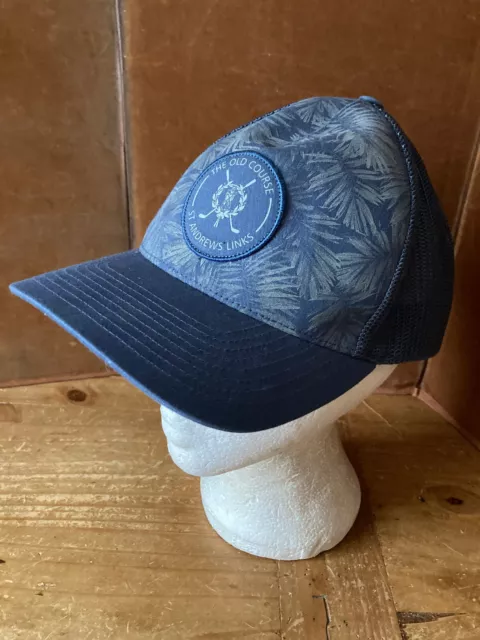 The Old Course St Andrews Links Hat Cap Blue Snapback