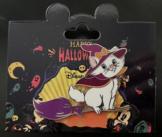 PINS DISNEY MARIE Halloween 2023 Disneyland Paris Aristocats Balai DLP