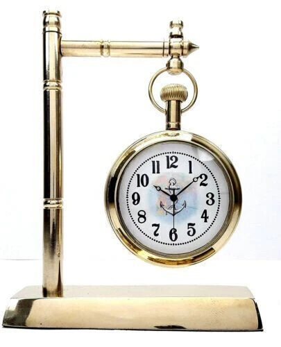 Schöne Vintage Tischuhr aus Messing Antike Tischuhr aus Messing für Zuhause...
