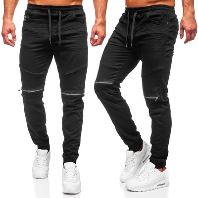 JEANS casual Allenamento Pantaloni Jogging Corsa Sport Pantaloni Motivo Uomo Bolf Fitness 