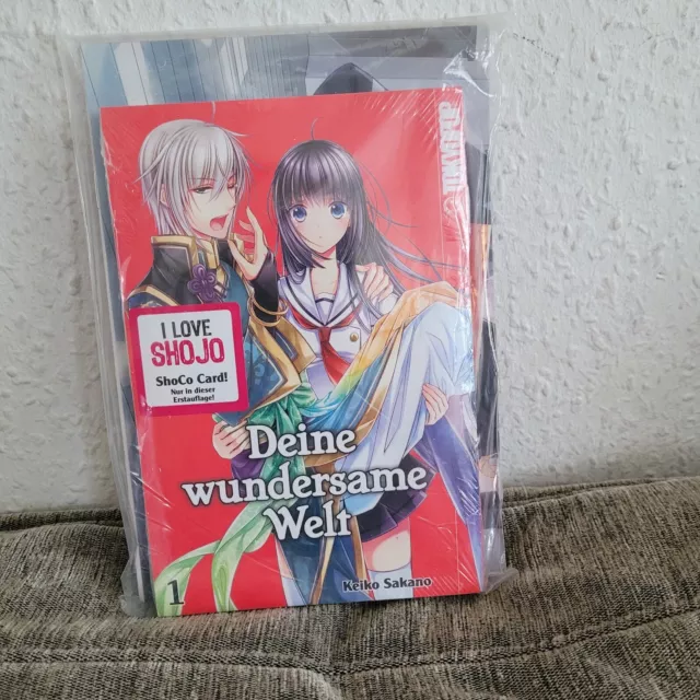 Deine wundersame Welt 1  OVP (  Tokyopop ) mit Shojo Card