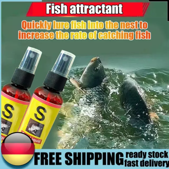 60ml Fishing Bait Additive Fishy Smell Fishing Lures Flavor Fishing Accessories