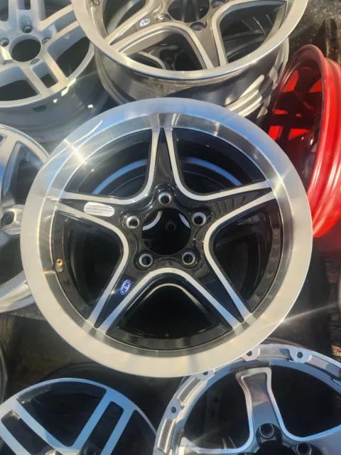 15" x  5" ALUMINUM TRAILER WHEEL 5-LUG ON 4.5 INCHES  -