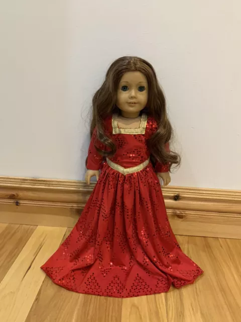 Fits 18" American girl doll Clothes Princess Medieval Renaissance Long Dress