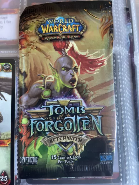 World Of Warcraft TCG Aftermath: Tomb Of The Forgotten, 111 Cards, 1 Loot Card
