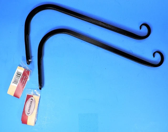 pair PANACEA FORGED IRON HOOKS (12.5") NWT #89412