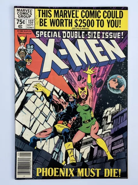 Uncanny X-Men #137 (1980) Death of Jean Grey (Dark Phoenix) in 6.5 Fine+