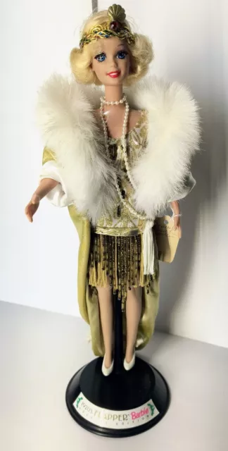 1920's Flapper 1994 Barbie Doll The Great Eras Collection Mattel No Box