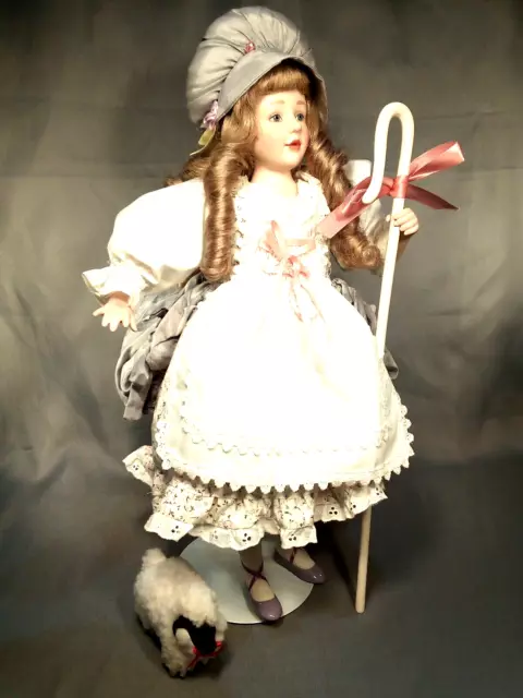 Porcelain   Doll  "Little Bo Peep " 18"-46cm .   1987 Limited Edition !!!