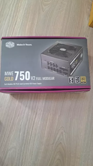 Cooler Master MWE 750 Fully Modular V2 - 750w - 80 Plus Gold