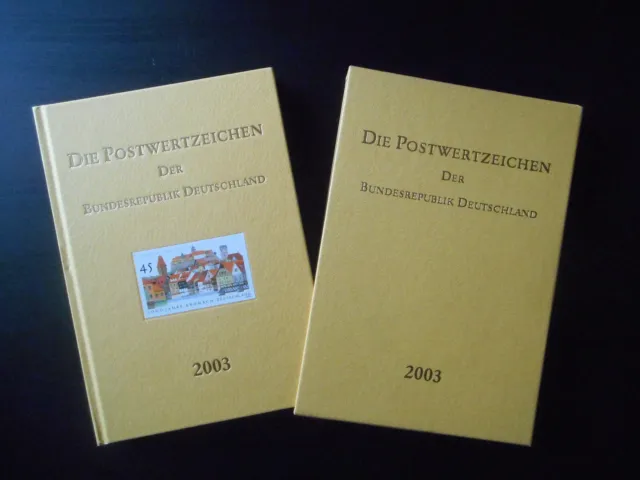 Bund Jahreszusammenstellung (Jahrbuch) 2003 komplett,  postfrisch