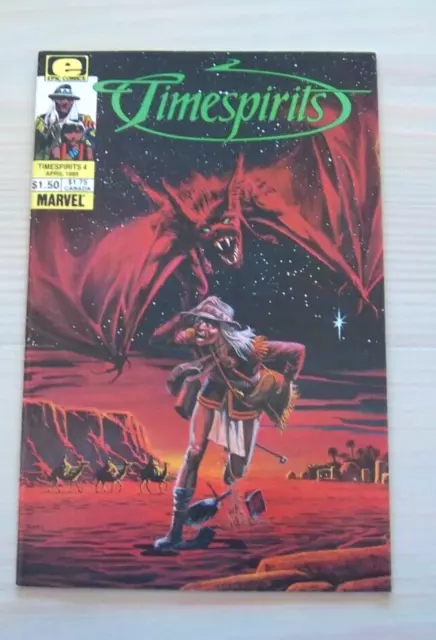 Timespirits #4 "A Boy and His Dinosaur" Epic Comics Excellent Unread 1985