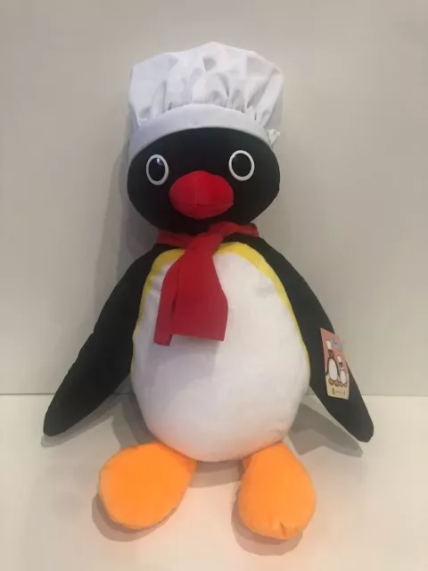 TAITO Pingu 30 cm Plush Doll rare Stuffed toy chef style kawaii cute penguin