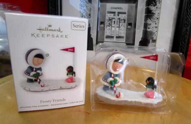 2012 33rd in Series Hallmark Frosty Friends Hanging Ornament