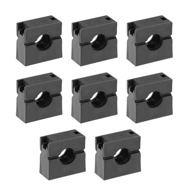 Tubo corrugato Supporto AD10 Staffa montaggio morsetto per tubo doppio clip 8pz