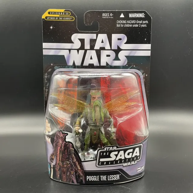 2006 Star Wars POGGLE THE LESSER #018 The Saga Collection Episode II Figure New