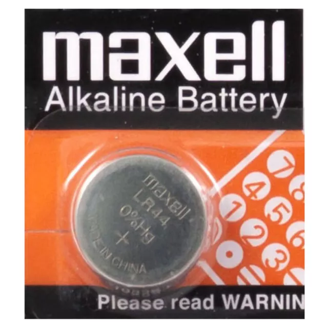 Maxell A76 AG13 G13A LR44 LR1154 1.5V Pila Batteria Battery Blister Button Cell