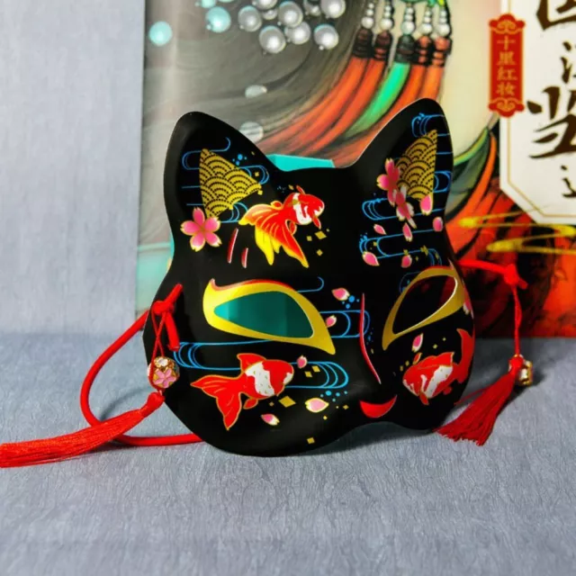 Japanese Style Cat Full Face Mask Party Supplies Animal Mask  Girl