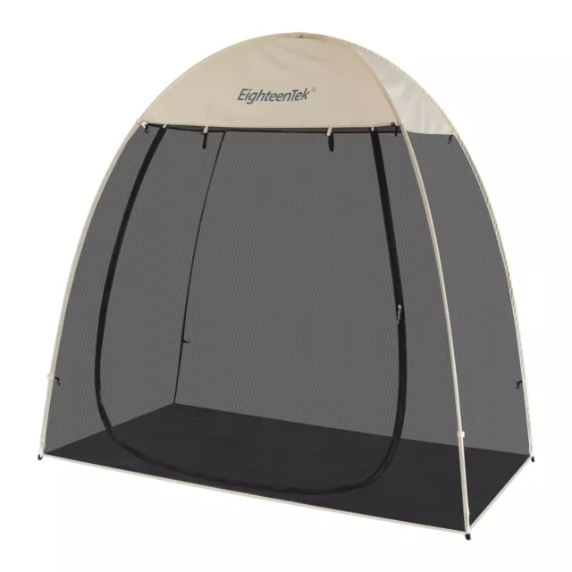 EighteenTek Pop Up Screen House Balcony Tent Camping Gazebo 7'x 4' Mesh Room EighteenTek Pop Up Screen House Balcony Tent Camping Gazebo 7'x 4' Mesh Room