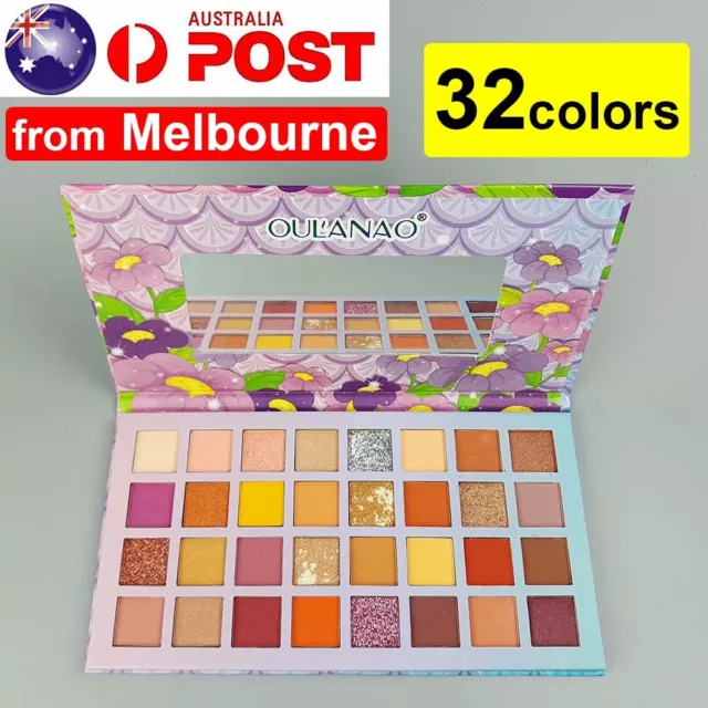32 Colors Eyeshadows Palette Shades Glitter Cosmetic Makeup Eye Shadow Gift