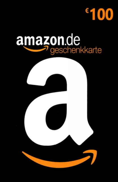 Amazon Gutschein 100 Euro (100€) Card Geschenkkarte Digital Code - [DE/AT]