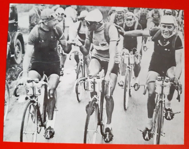 Photo Tirage Original – Cyclistes Level Et Thiétard – Arrivée à Digne – Vers 1936