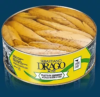 Filetti Di Sgombro Drago In Olio Di Semi 1 Barattoli Da Gr 850 Conserve