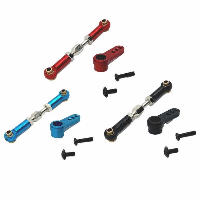 Tiamu 8Pcs Tige Barre de Liaison Articulée à Rotule M3 Tête Sphérique